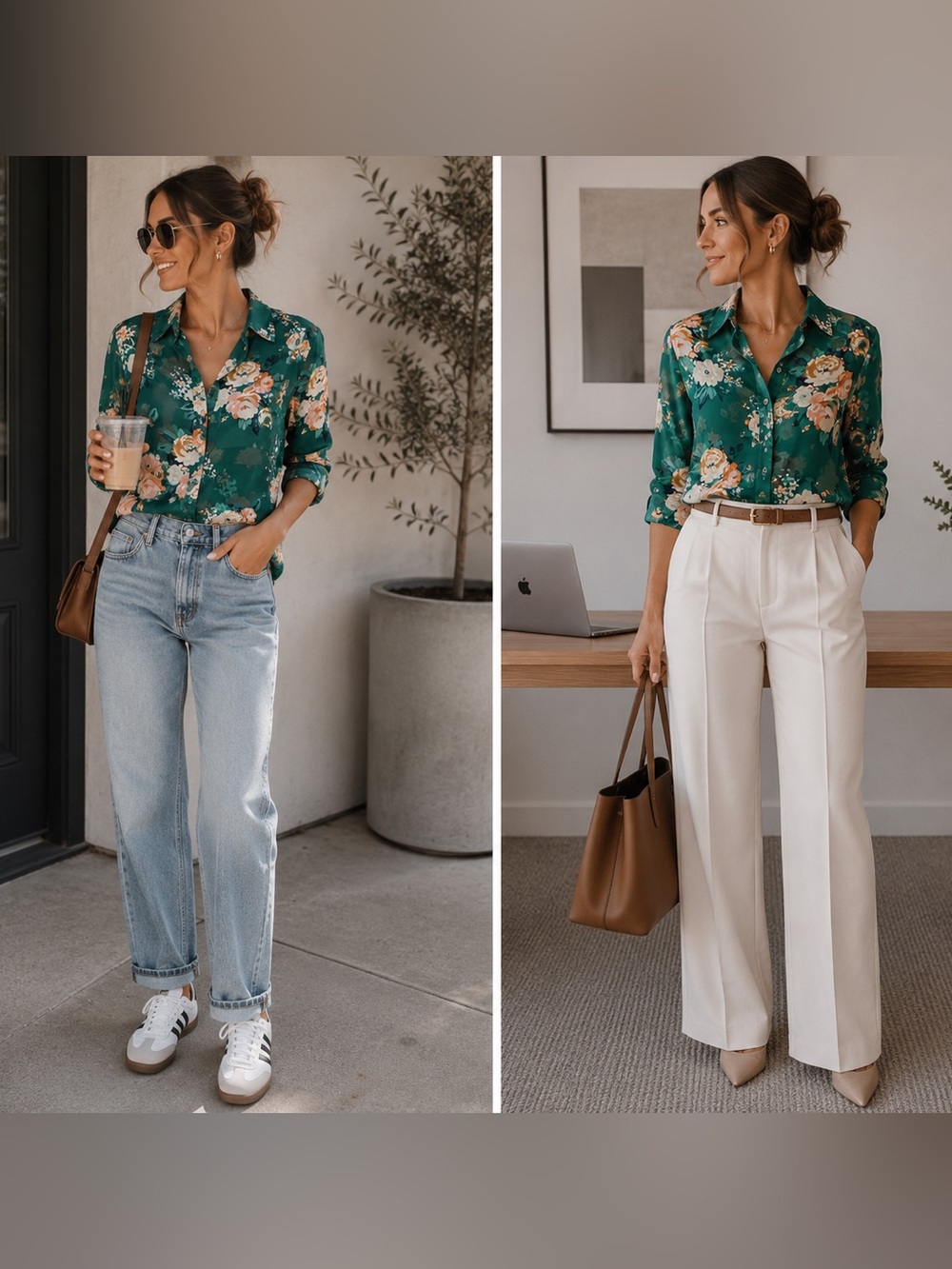 ⭐️ Old Navy Sheer Floral Button Up XS